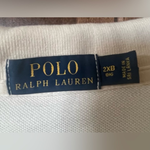 Polo Ralph Lauren 2XB Big creme color Men's Shirt - Picture 4 of 4